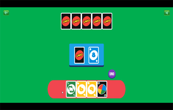 Digital Card Play Game UNO